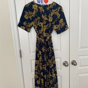 Floral printed long dress